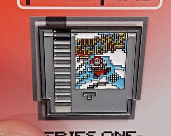 Super Mario Bros 2 - 1&quot; Enamel Nintendo NES Pixel Pin