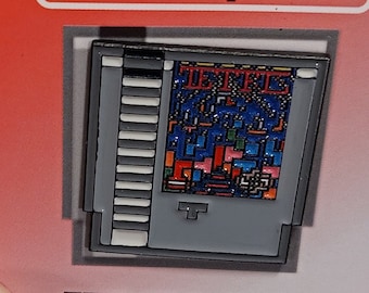 Tetris - 1&quot; Enamel Nintendo NES Pixel Pin