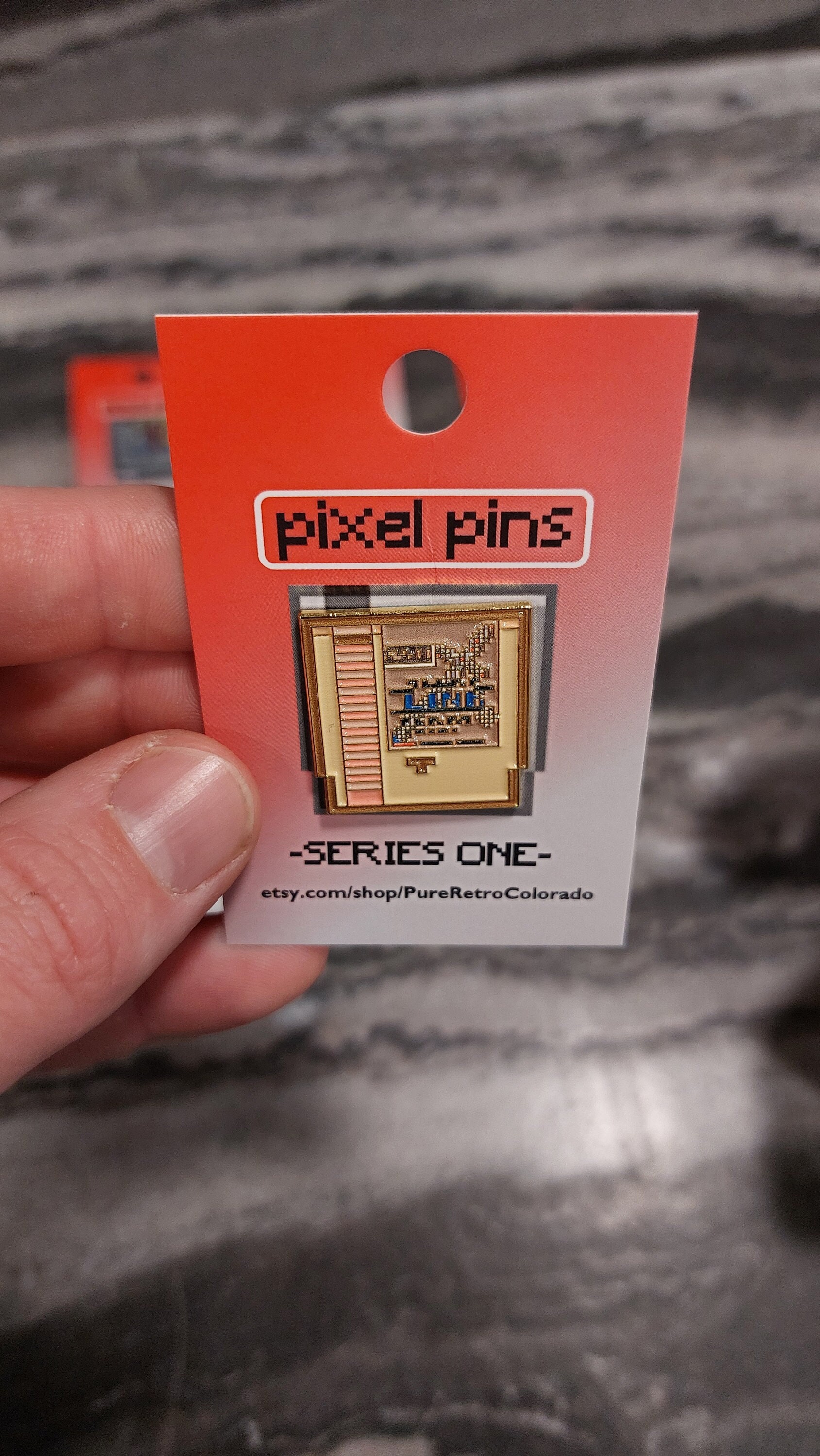 The Legend of Zelda 2 II - The Adventure of Link  - 1" Enamel Nintendo NES Pixel Pin