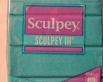 Sculpey III Teal Pearl 57g Nr. 538 Polymer Clay - Modelliermasse - ofenhärtend