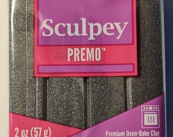 Sculpey Premo Accents Graphite Pearl 57g Nr. 5120 Polymer Clay - Modelliermasse - ofenhärtend