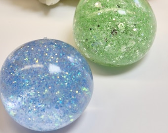 Pallina antistress piccola Sugar Glitter pallina antistress scintillante glitter morbida antistress pallina antistress neurodivergenza maltosio antistress