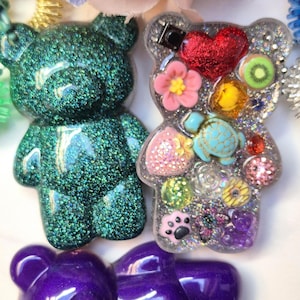 Jouet stimulant Stim Fidget Wiggle Bear avec anneau et balle d'acupression, aide tactile apaisante ASMR pour soulager le stress