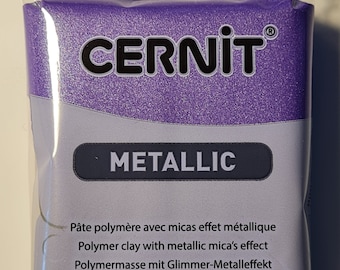 Cernit Metallic Violett 56g Nr. 900 Polymer Clay - Modelliermasse - ofenhärtend