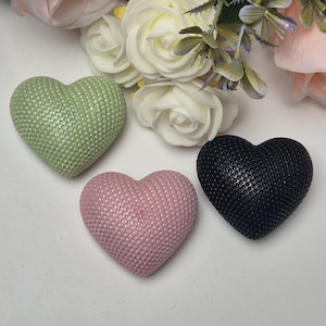 Imán de nevera - corazón de resina epoxi - imán - pequeño regalo - pequeña decoración - atención - buen humor - tablero magnético - imán de corazón