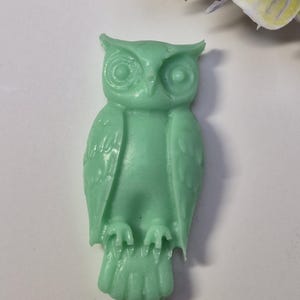 Imán de nevera - búho de resina epoxi - imán - pequeño regalo - pequeña decoración - atención - buen humor - tablero magnético - imán de animales