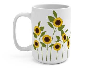 Sun Flower Mug| Wild Flower Mug| Sun Flower Lovers for Gift