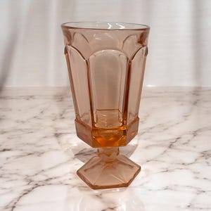 Vaso de té helado Fostoria Virginia Peach de 6 7/8" Se vende por unidad