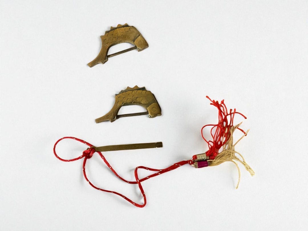 Chinese Koi Fish Brass Plated Locks With Key - Etsy