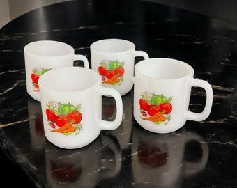 Glasbake Mug with Vegetables Sold Individually