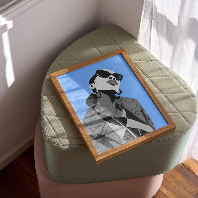 Rosa Parks Poster, Civil Rights Icon Art, Inspirational Wall Decor ...