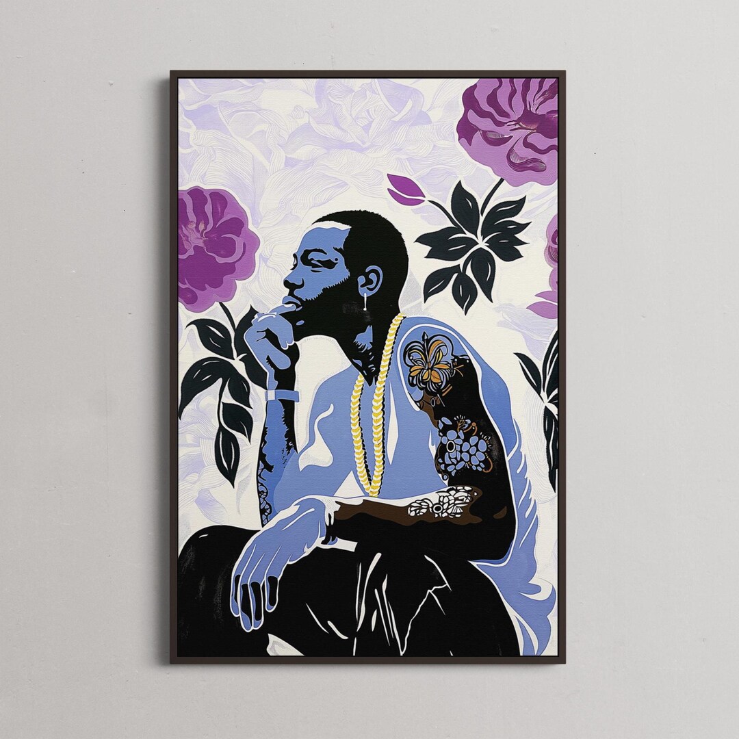 Spiritual Hip Hop Poster, Mindfulness and Meditation Art, Urban Soul ...