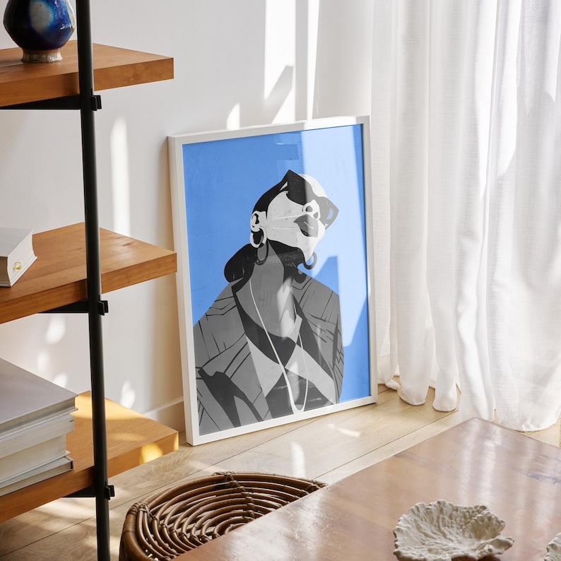 Rosa Parks Poster, Civil Rights Icon Art, Inspirational Wall Decor ...