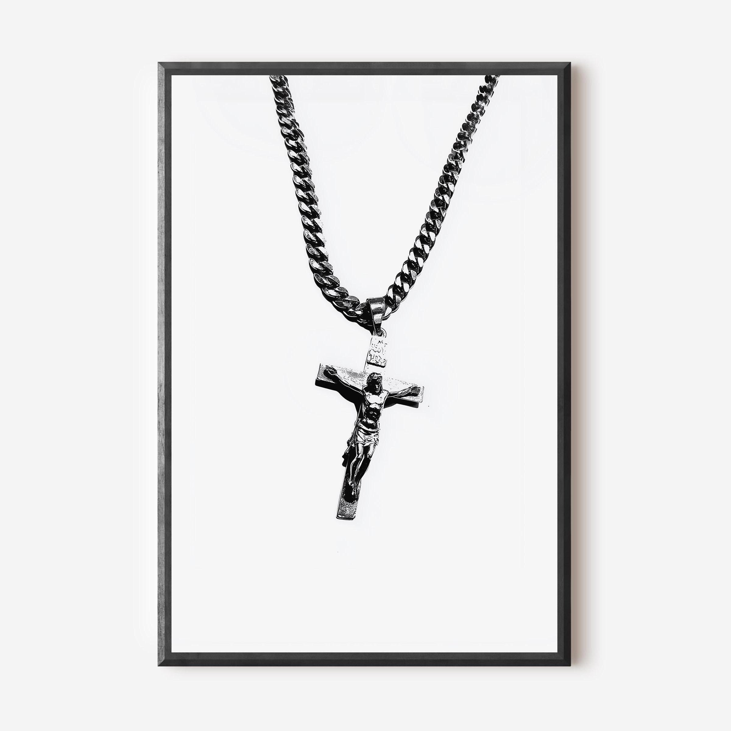 Collier En Acier Inoxydable Pour Homme Et Femme Chaîne Cubaine, Or