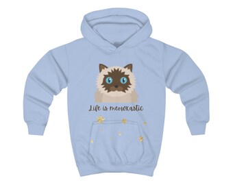 Cute Ragdoll Life is Meowtastic Sudadera Con Gorro Para Niños