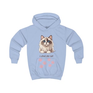 Cadeau pour amoureux des chats Sweat à capuche maman chat Cadeau chat drôle Sweat à capuche chat haut mignon Sweat à capuche chat image 1