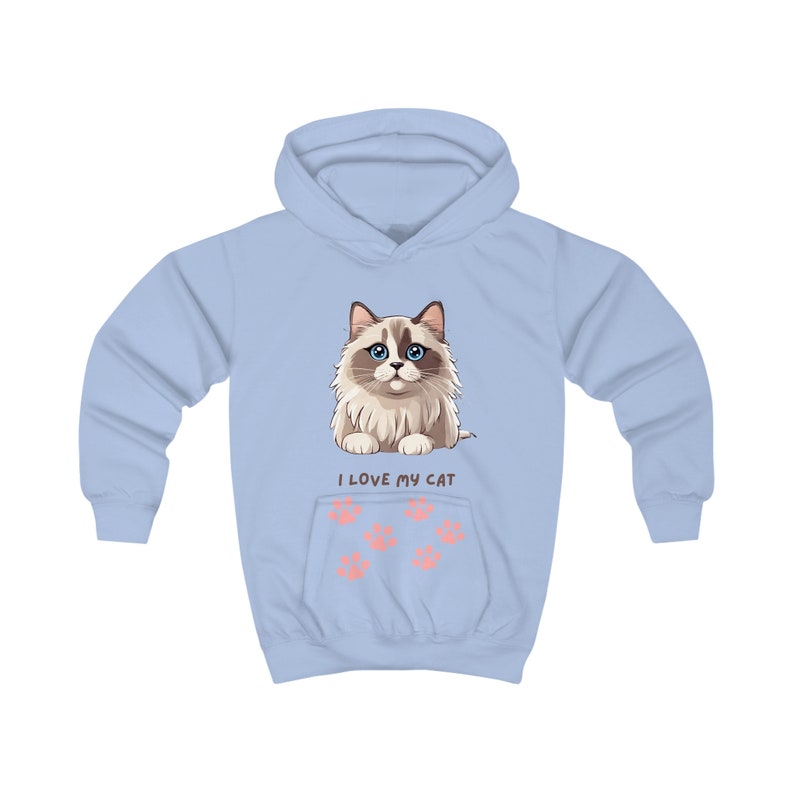 Cadeau pour amoureux des chats Sweat à capuche maman chat Cadeau chat drôle Sweat à capuche chat haut mignon Sweat à capuche chat image 1