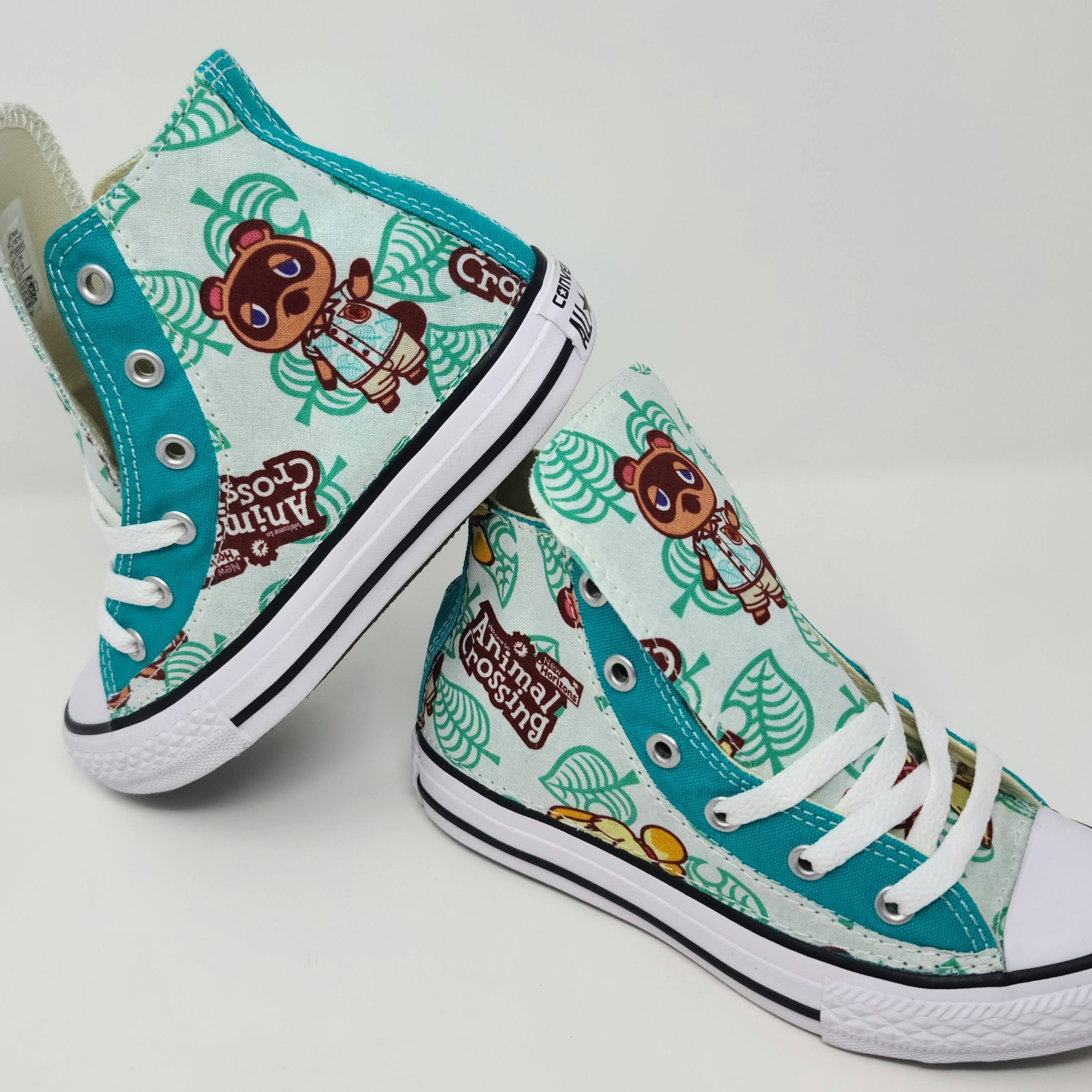 Custom Animal Crossing Converse Size 13c Ready to Ship Birthday Sneaker Today Etsy