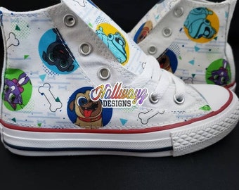 Zapatillas Converse personalizadas de Puppy Dog Pals: Regalo para fiestas de cumpleaños