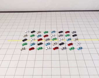 Conjunto surtido de 40 vehículos de coche, escenografía de aeropuerto/avión, modelos personalizados, escala 1:400