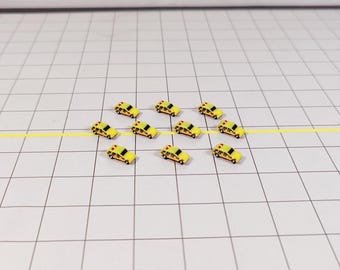 10x OPERACIONES DE AERÓDROMO Coches 4x4 Vehículos de aeropuerto Escenografía Modelos GSE Escala 1:400