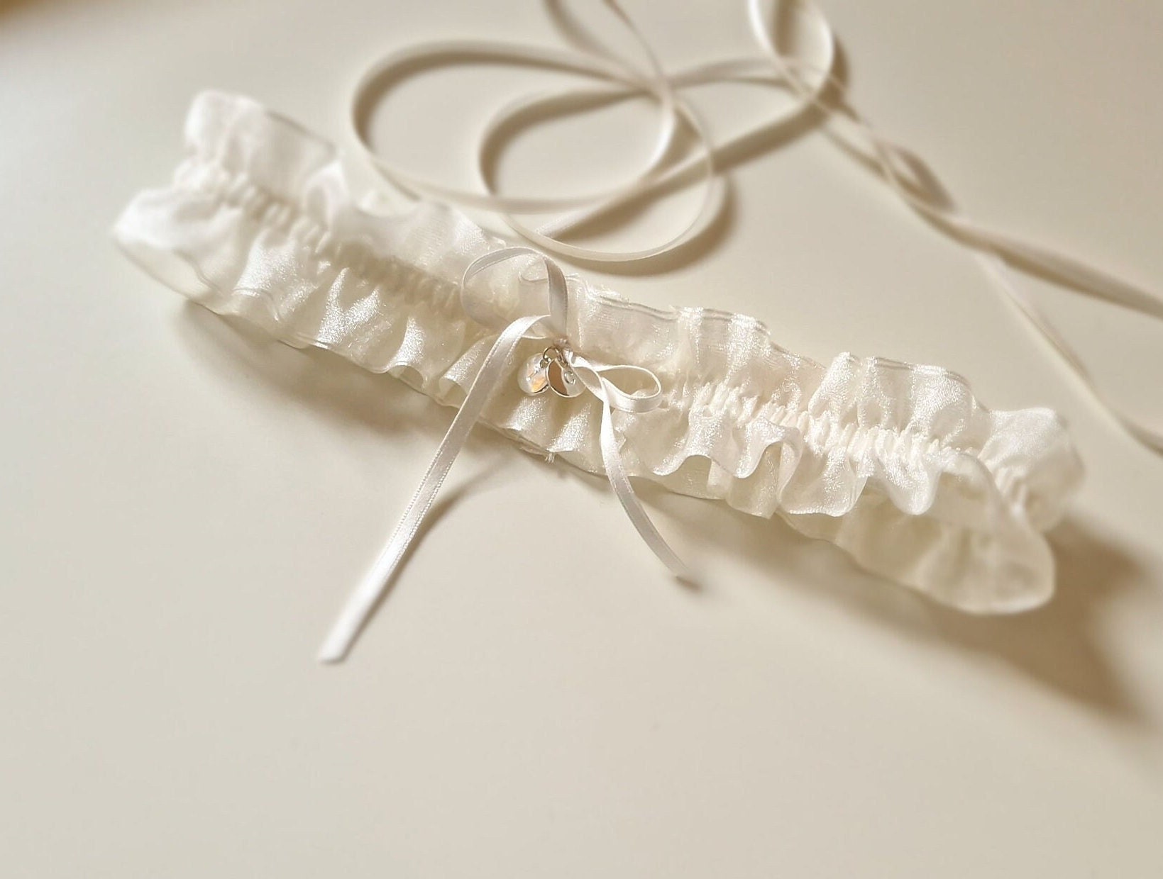 Ivy Lane Design Vintage Feather Brooch Bridal Wedding Garter Set, Small