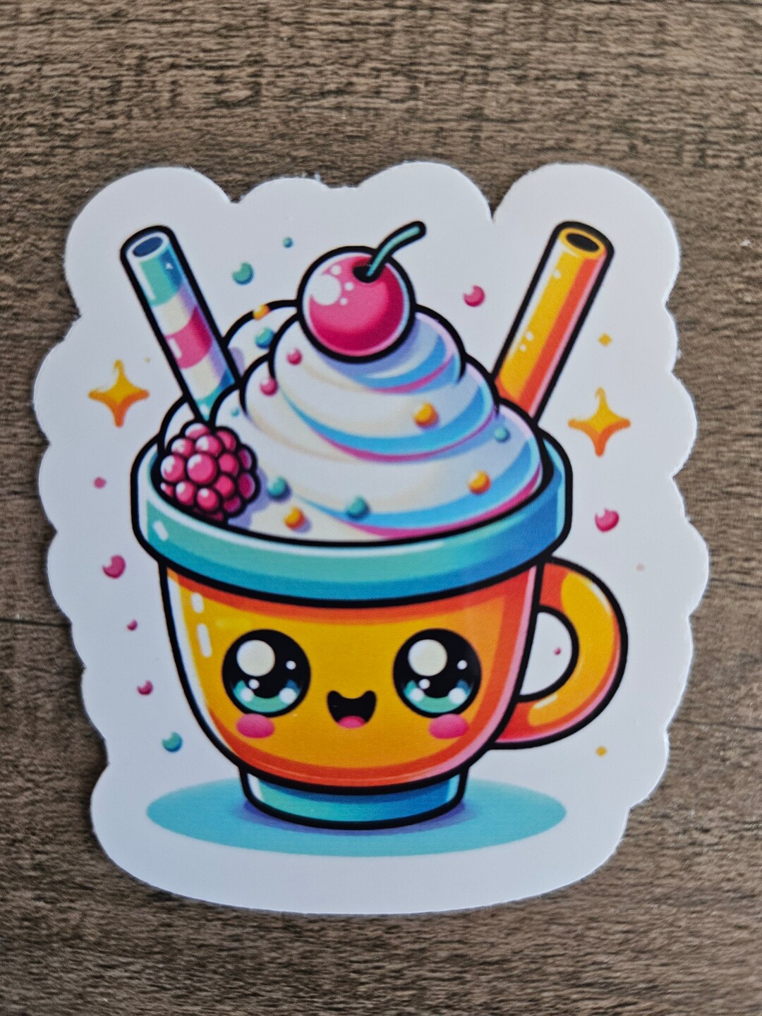 Animated Vinyl Hot Cocoa Sticker - Etsy