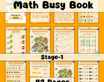 Math Worksheets Basic Math Exercises Printable Math Worksheets Addition Subtraction Worksheets Kindergarten  Pre-k Preschool Math Worksheets