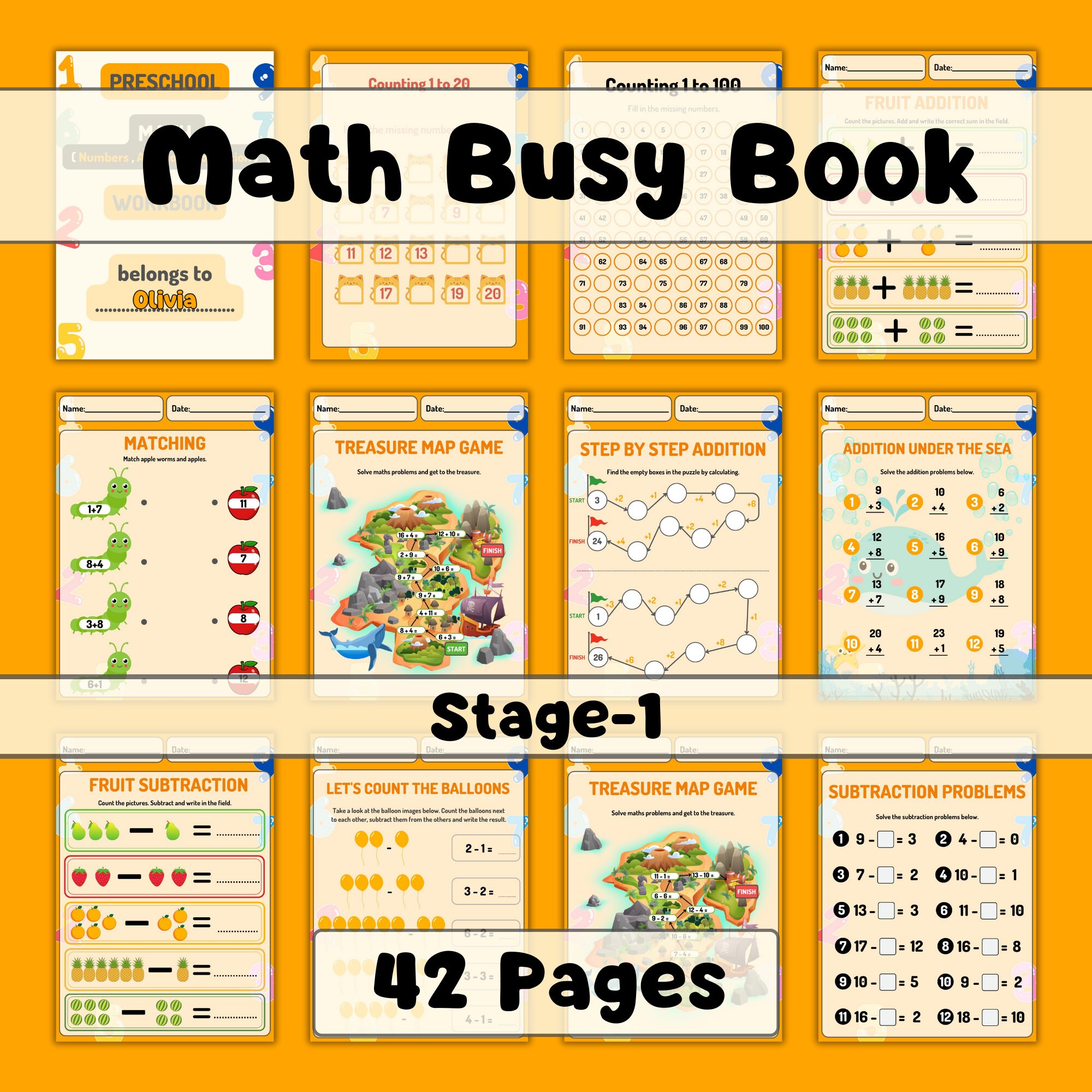 Simple Math Practice Esl Math Worksheets Basic Math Exercises Printable Math Worksheets Addition ...