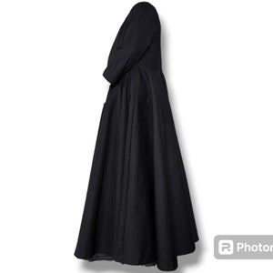 Schwarzes Kinder Kleid mit Tellerrock Abendkleid Gothic Bild 3