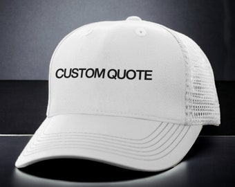 Custom Embroidered Unisex Cap, Custom Logo hat, Custom Your Text Hat, Embroidered Hat Personalized, Custom Adjustable Printed Baseball Cap