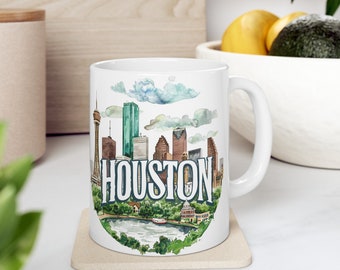 Houston Landmarks 11oz Ceramic Mug