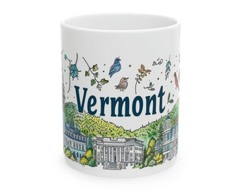 Vermont Scenic Landmark Ceramic Coffee  Mug, 11oz