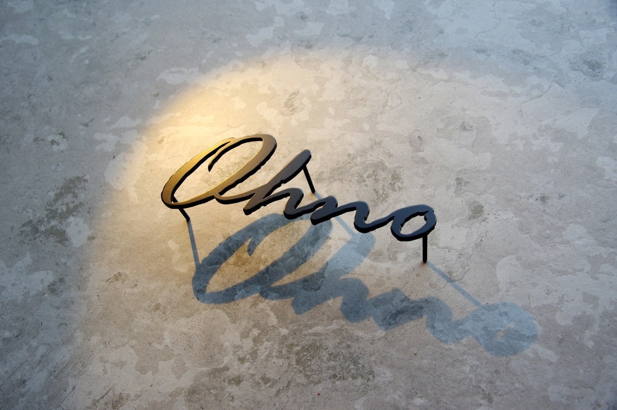 Custom Metal Words, Personalized Metal Lettering, Metal Words, Wall ...