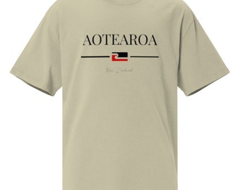 Oversized faded t-shirt Aotearoa