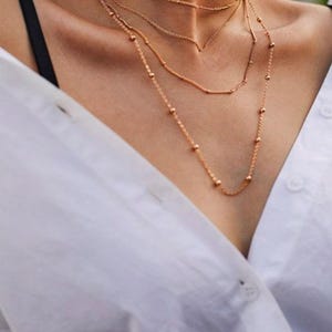 Bronze Necklace Set for Women Layered Boho Jewelry Set Vintage Style Bronze Choker Pendant Unique Gift for Her Matching Jewelry handmade