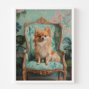 Pommern Fine Art Print - Hundeportrait Wandbild