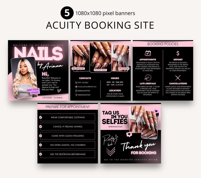 Acuity Booking Site