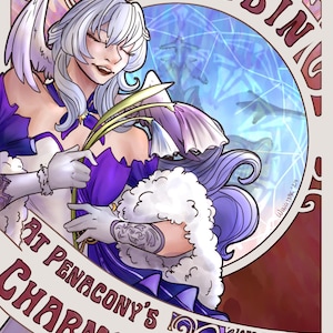 Honkai Star Rail Robin Art Nouveau Print