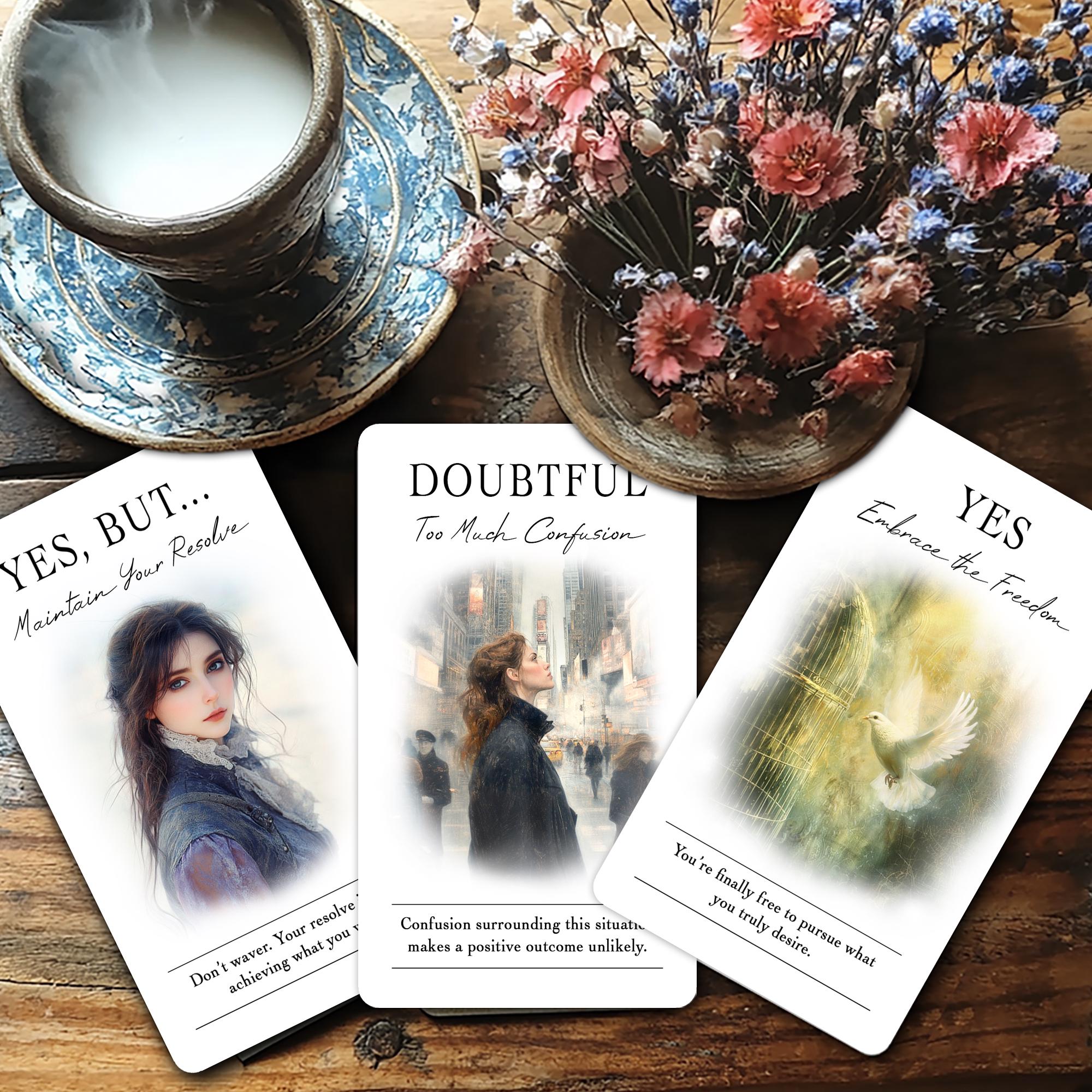 ORACLE OF ANSWERS for Any Question / 78 Cards / Yes-no Oracle Deck ...