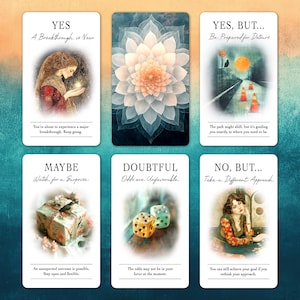 ORACLE OF ANSWERS for Any Question / 78 Cards / Yes-no Oracle Deck ...