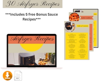 Airfryer meals, Easy dinner ideas, Airfryer Cookbook, Digital cook book for begginers, Recipes for Ninja Air Fryers And Other Air Fryers