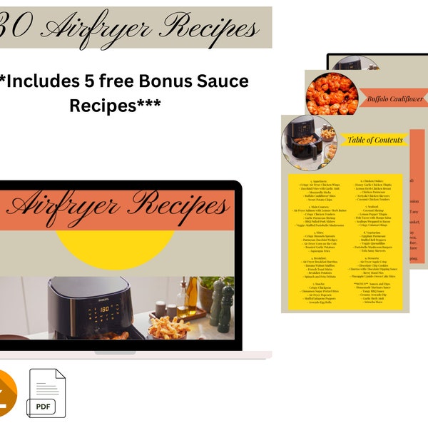 Airfryer meals, Easy dinner ideas, Airfryer Cookbook, Digital cook book for begginers, Recipes for Ninja Air Fryers And Other Air Fryers