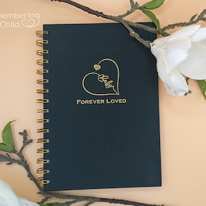 Baby Forever Loved Journal, trauernden Eltern Journal Set, Baby Erinnerungsgeschenk