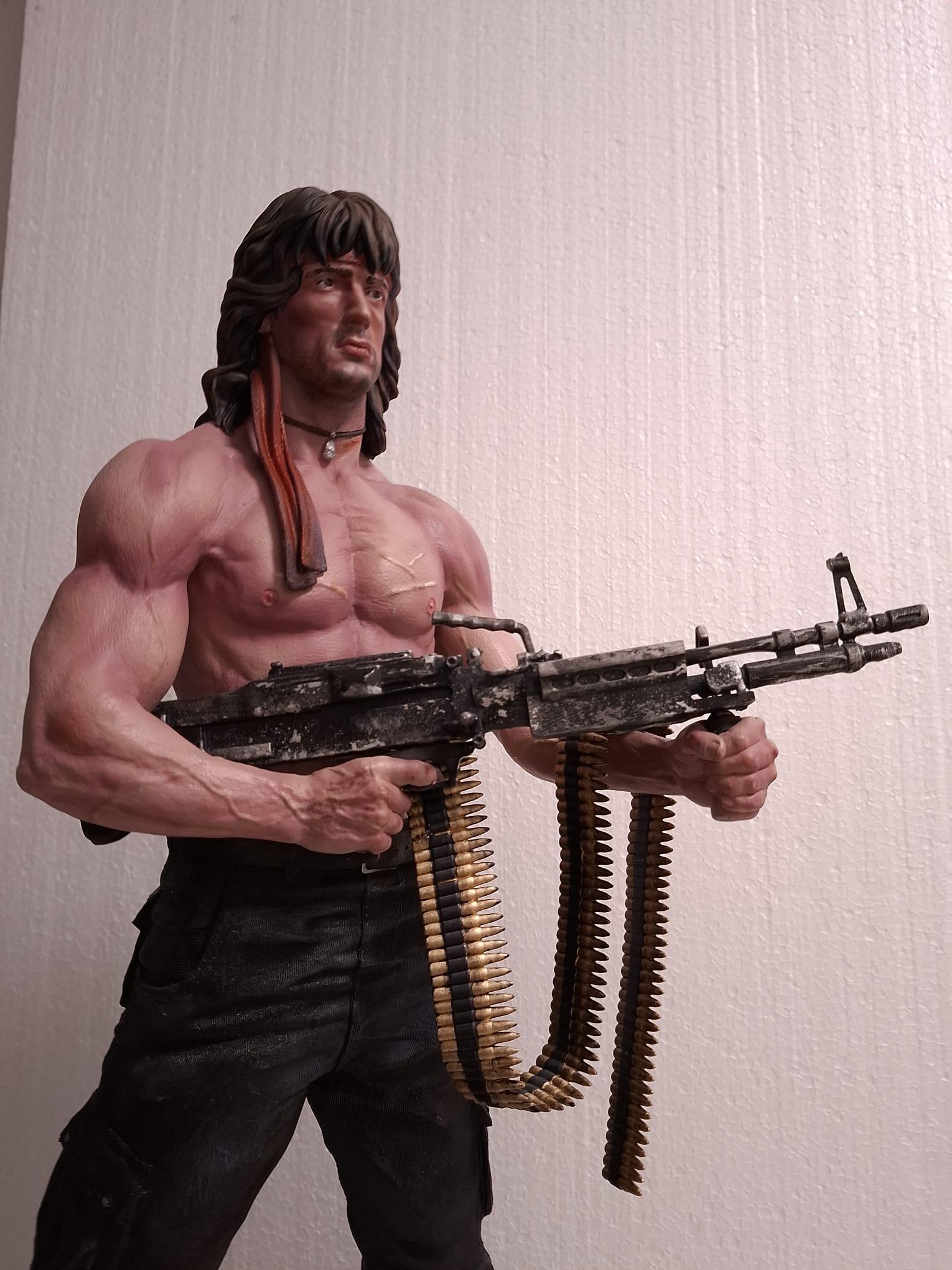 Rambo Custom Resin Statue - Etsy