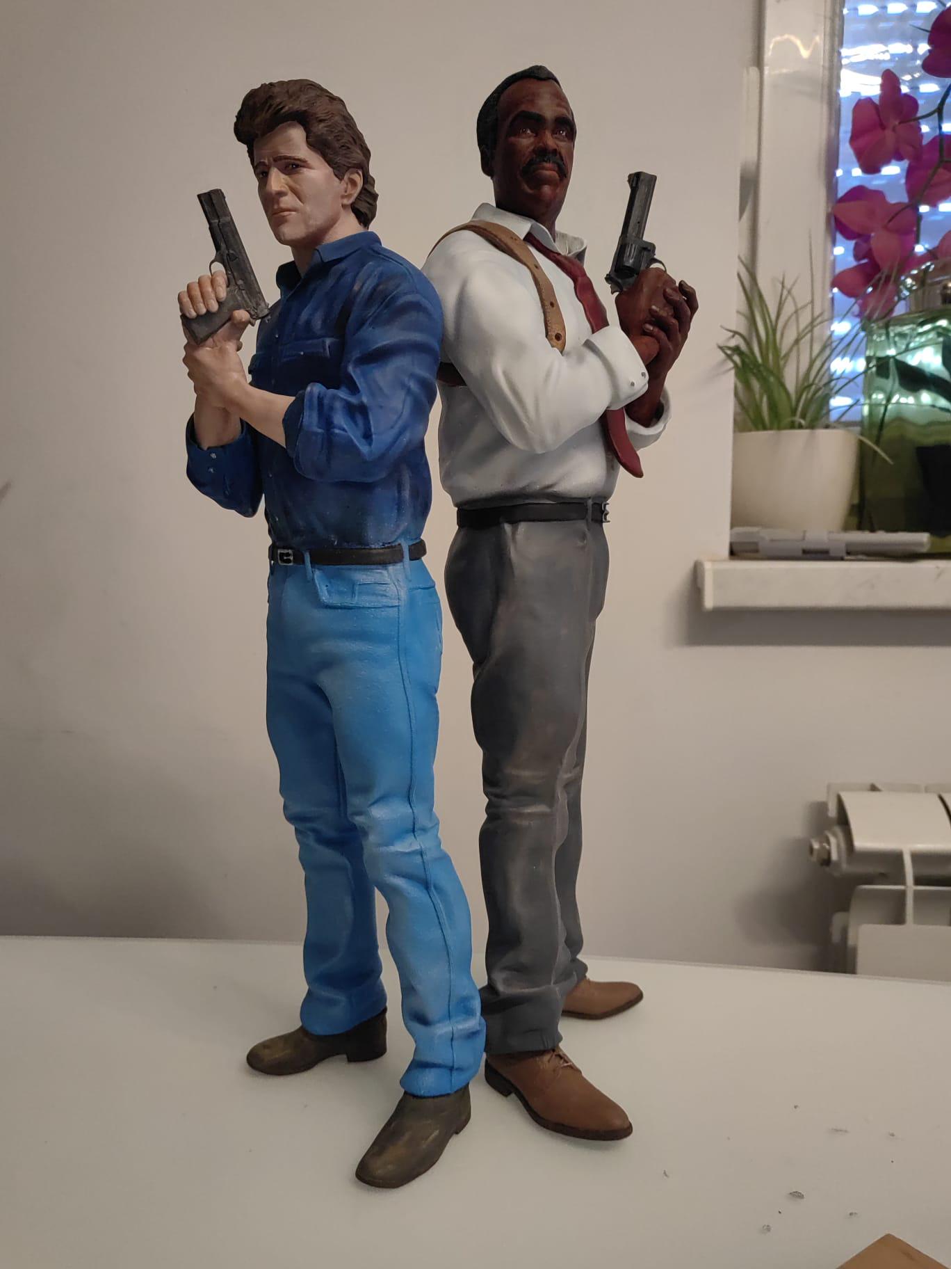 リーサル・ウェポン フィギュア 1/4 または 1/6 スケール メル