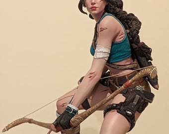 Lara Croft Tomb Raider 1/4 Resin Statue 47 cm Handbemalt Hoch Detailliert