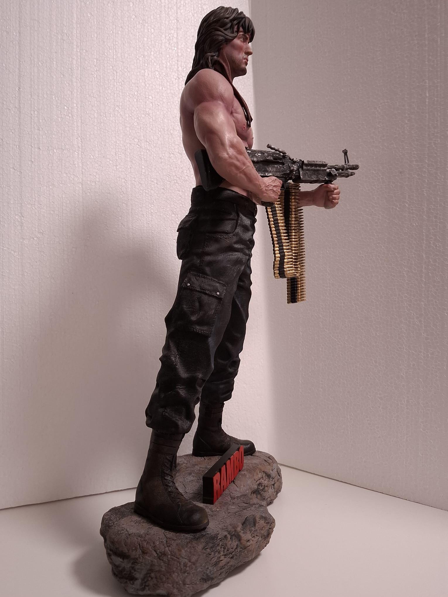 Rambo Custom Resin Statue - Etsy