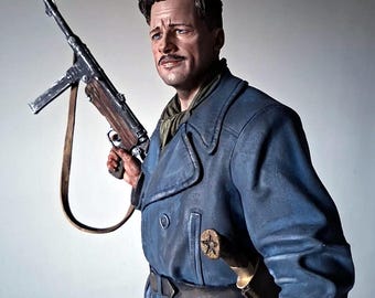 INGLOURIOUS BASTERDS Lt. Aldo Raine (Brad Pitt) Resin Statue