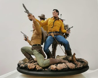 ワイルドウェストテキサス保安官レンジャーカウボーイチーフギャングがジオラマ1/6スケールを守る